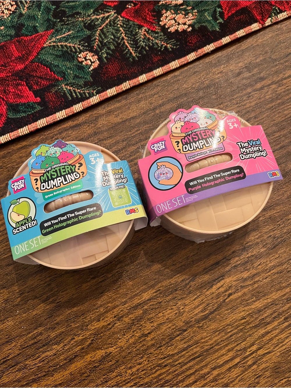 RMS Original Mystery Dumpling 2 Pack Sealed New Green & Purple Holographic Viral